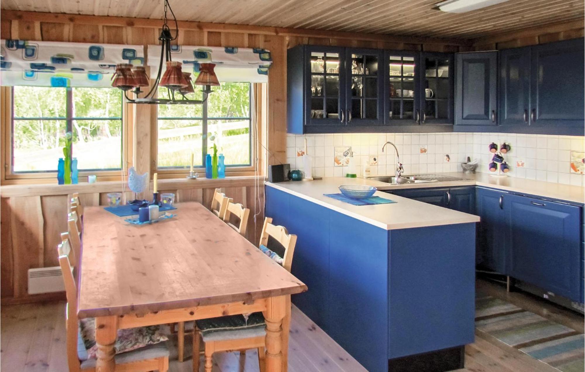 3 Bedroom Beautiful Home In Vikesa Hovland  외부 사진